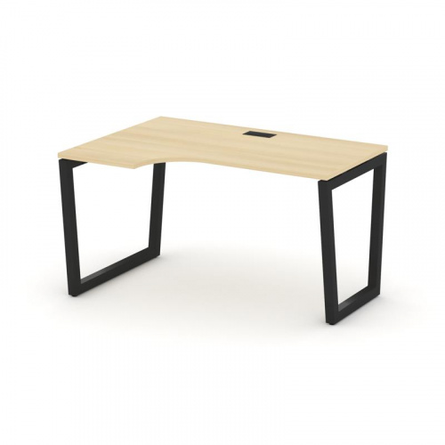 Style Project Стол рабочий эргоном. SN-5T2.SPA-001(L) Акация Лорка/Металл Антрацит/Заглушка Пластик фото 5