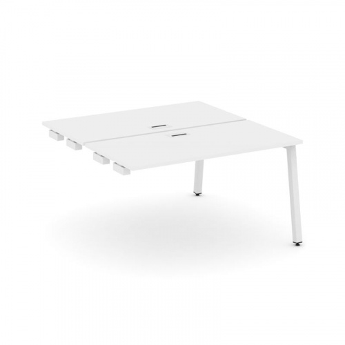 Style Project Стол-приставка к опор. элем. SN-5A.DPRS-003 Дуб Табак/Металл Белый 1380*1232*750 фото 15