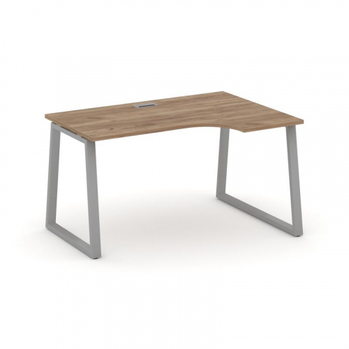 Style Project Стол рабочий эргоном. SN-6T1.SPA-011(R) Акация Лорка/Металл Антрацит/Заглушка Пластик фото 10