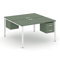 Бенч-система на 2 места с подвесными тумбами Concept CN.DRS-113