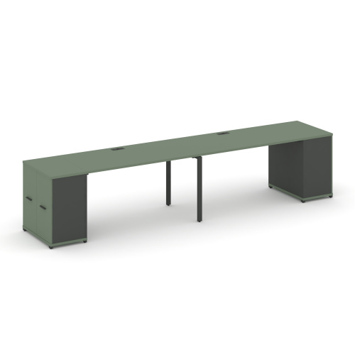 Бенч-система с опорными распашными шкафами Concept CN.ORS-219 фото 2