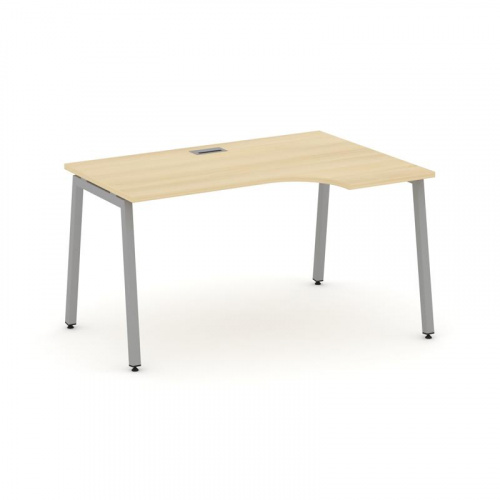 Style Project Стол рабочий эргоном. SN-4A.SPA-002(R) Дуб Табак/Металл Белый 1580*600/980*750 фото 6 Style Project Стол рабочий эргоном. SN-4A.SPA-002(R) Дуб Табак/Металл Белый 1580*600/980*750 фото 6