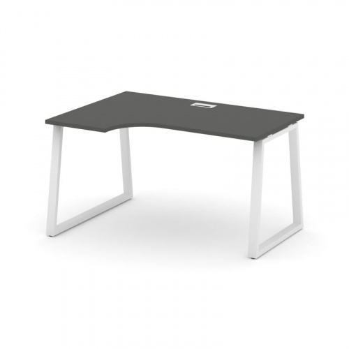 Style Project Стол рабочий эргоном. SN-6T1.SPA-011(L) Акация Лорка/Металл Антрацит/Заглушка Пластик фото 19