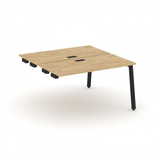 Style Project Стол-приставка к опор. элем. SN-5A.DPRS-003 Дуб Табак/Металл Белый 1380*1232*750 фото 9