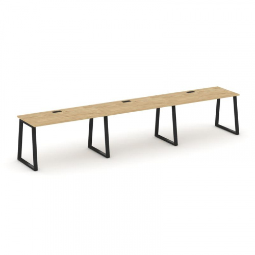 Style Project Рабочая станция 1 сторон. SN-6T1.ORS-054 Акация Лорка/Металл Антрацит/Заглушка Пластик