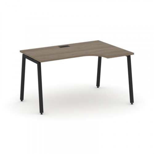 Style Project Стол рабочий эргоном. SN-4A.SPA-002(R) Дуб Табак/Металл Белый 1580*600/980*750 фото 4 Style Project Стол рабочий эргоном. SN-4A.SPA-002(R) Дуб Табак/Металл Белый 1580*600/980*750 фото 4