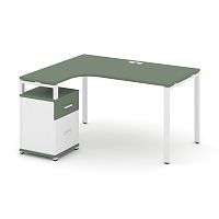 Стол эргономичный с опорной тумбой Concept CN.SA-306(L)