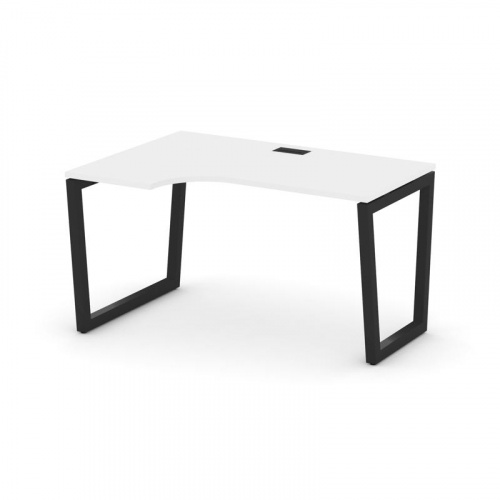 Style Project Стол рабочий эргоном. SN-5T2.SPA-001(L) Акация Лорка/Металл Антрацит/Заглушка Пластик фото 6