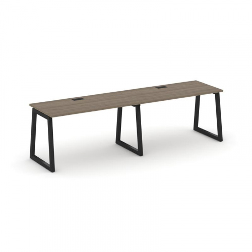 Style Project Рабочая станция 1 сторон. SN-5T1.ORS-004 Акация Лорка/Металл Антрацит/Заглушка Пластик фото 9