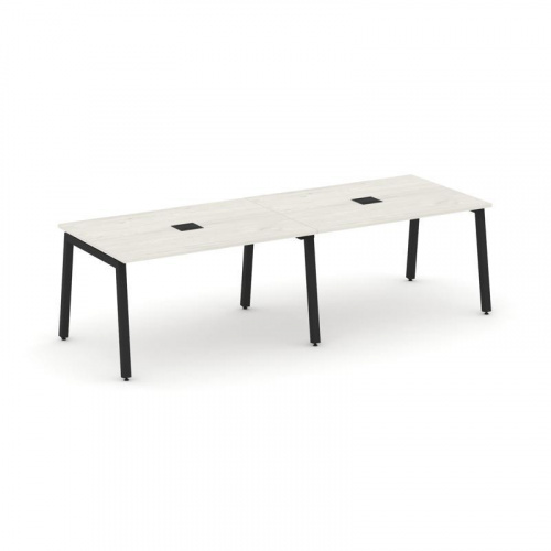 Style Project Стол переговорный SN-5A.SPRG-013 Антрацит/Металл Белый 2760*980*750 фото 5