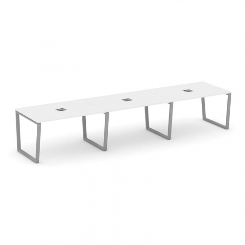 Style Project Стол переговорный SN-6T2.SPRG-024 Акация Лорка/Металл Антрацит/Заглушка Металл Антраци фото 16