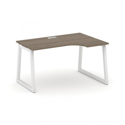 Style Project Стол рабочий эргоном. SN-5T1.SPA-002(R) Акация Лорка/Металл Антрацит/Заглушка Пластик фото 15