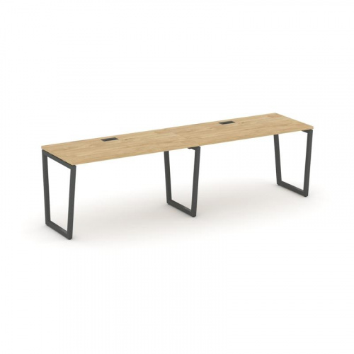 Style Project Рабочая станция 1 сторон. SN-4T2.ORS-001 Акация Лорка/Металл Антрацит/Заглушка Пластик фото 22