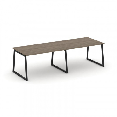 Style Project Стол переговорный SN-4T1.SPRG-011.3 Акация Лорка/Металл Антрацит 1960*980*750 фото 5