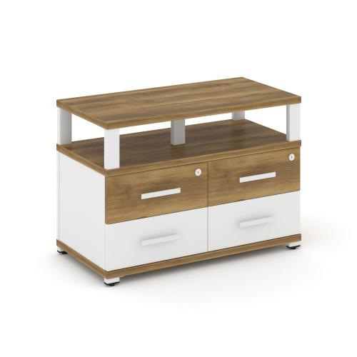 Тумба приставная с 4 ящиками Concept CN.TSP-003 W