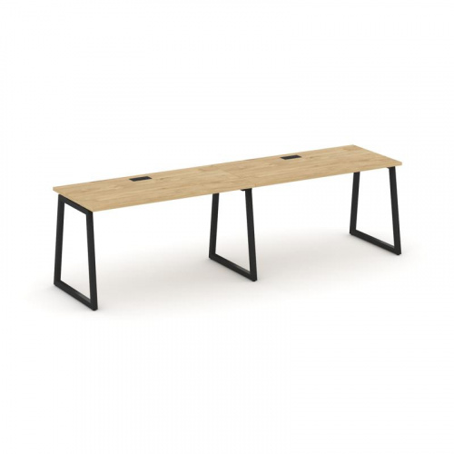 Style Project Рабочая станция 1 сторон. SN-4T1.ORS-024 Акация Лорка/Металл Антрацит/Заглушка Пластик Style Project Рабочая станция 1 сторон. SN-4T1.ORS-024 Акация Лорка/Металл Антрацит/Заглушка Пластик