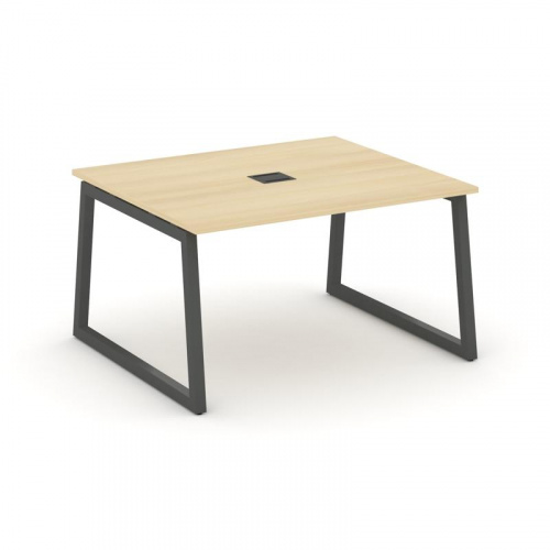 Style Project Стол переговорный SN-5T1.SPRG-032 Акация Лорка/Металл Антрацит/Заглушка Металл Антраци фото 28