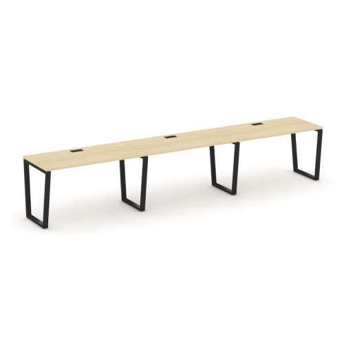 Style Project Рабочая станция 1 сторон. SN-6T2.ORS-051 Акация Лорка/Металл Антрацит/Заглушка Пластик фото 8