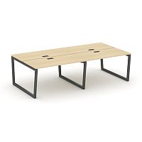 Style Project Рабочая станция 2-х сторон. SN-5T2.DRS-052 Акация Лорка/Металл Антрацит/Заглушка Пласт