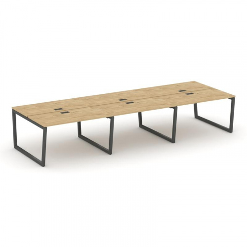 Style Project Рабочая станция 2-х сторон. SN-5T2.DRS-063 Акация Лорка/Металл Антрацит/Заглушка Пласт фото 22