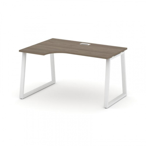 Style Project Стол рабочий эргоном. SN-6T1.SPA-011(L) Акация Лорка/Металл Антрацит/Заглушка Пластик фото 15