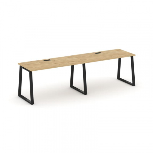 Style Project Рабочая станция 1 сторон. SN-6T1.ORS-003 Акация Лорка/Металл Антрацит/Заглушка Пластик