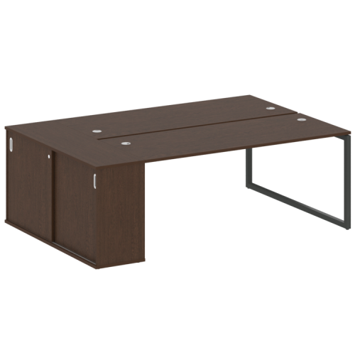 Бенч-система с шкафом-купе на О-обр. м/к Metal System Quattro 40БО.РС-СШК-1.5 фото 10