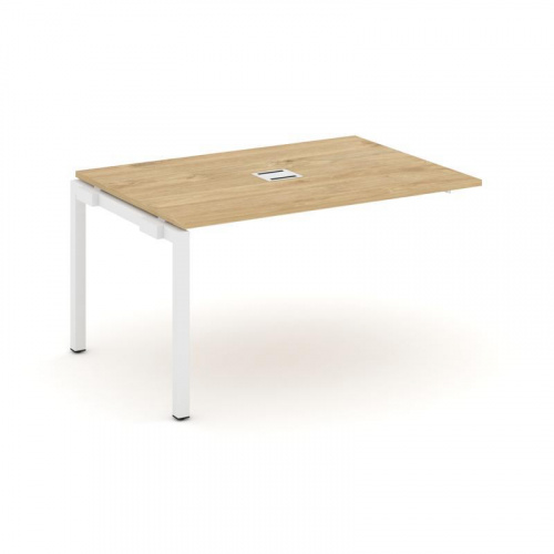 Style Project Проходной наб. элем. перег. стола SN-5P.NSPRG-002 Вяз Благородный/Металл Белый 1180*98 фото 4