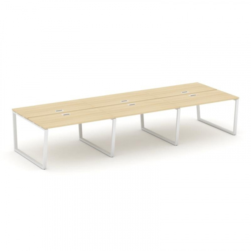 Style Project Рабочая станция 2-х сторон. SN-6T2.DRS-082 Акация Лорка/Металл Антрацит/Заглушка Пласт фото 21