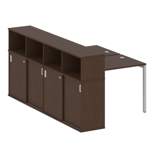 Бенч-система с шкафом-купе на П-обр. м/к Metal System Quattro 40БП.РС-СШК-4.1 фото 11 Бенч-система с шкафом-купе на П-обр. м/к Metal System Quattro 40БП.РС-СШК-4.1 фото 11