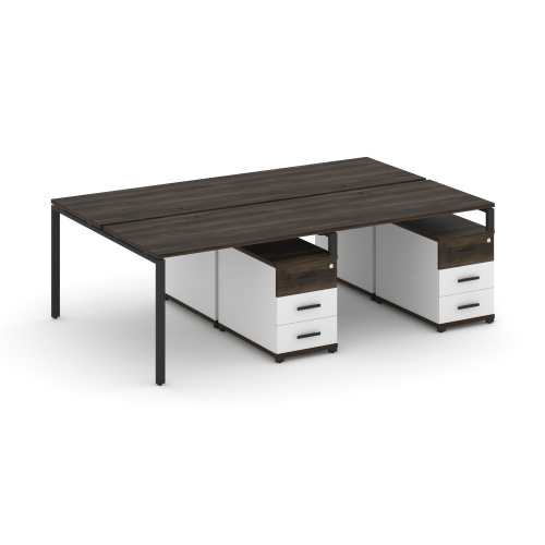 Бенч-система на 4 места с 2 опорными тумбами Concept CN.DRS-318 фото 9