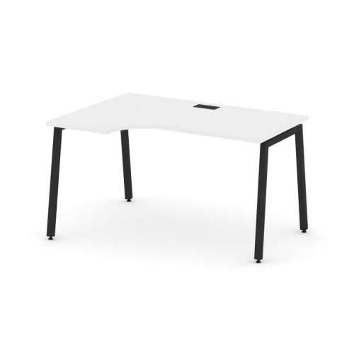 Style Project Стол рабочий эргоном. SN-4A.SPA-001(L) Дуб Наварра/Металл Антрацит 1380*600/980*750 фото 11