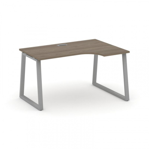 Style Project Стол рабочий эргоном. SN-6T1.SPA-011(R) Акация Лорка/Металл Антрацит/Заглушка Пластик фото 14