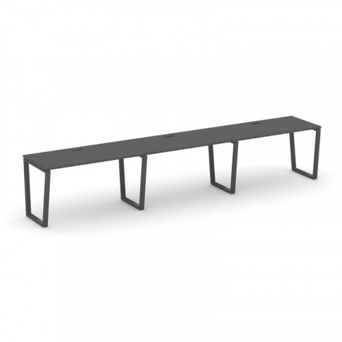 Style Project Рабочая станция 1 сторон. SN-6T2.ORS-051 Акация Лорка/Металл Антрацит/Заглушка Пластик фото 27