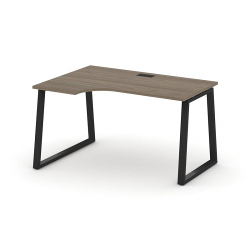 Style Project Стол рабочий эргоном. SN-6T1.SPA-011(L) Акация Лорка/Металл Антрацит/Заглушка Пластик фото 5