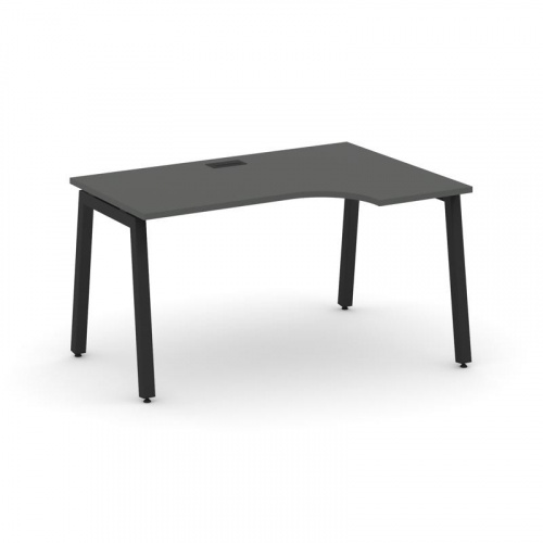 Style Project Стол рабочий эргоном. SN-5A.SPA-012(R) Антрацит/Металл Белый 1580*700/980*750 фото 13 Style Project Стол рабочий эргоном. SN-5A.SPA-012(R) Антрацит/Металл Белый 1580*700/980*750 фото 13