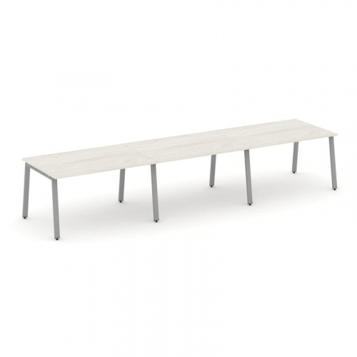 Style Project Стол переговорный SN-6A.SPRG-022.3 Белый/Металл Антрацит 3540*980*750 фото 4