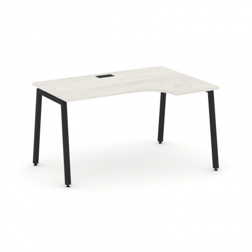 Style Project Стол рабочий эргоном. SN-4A.SPA-002(R) Дуб Табак/Металл Белый 1580*600/980*750 фото 8 Style Project Стол рабочий эргоном. SN-4A.SPA-002(R) Дуб Табак/Металл Белый 1580*600/980*750 фото 8