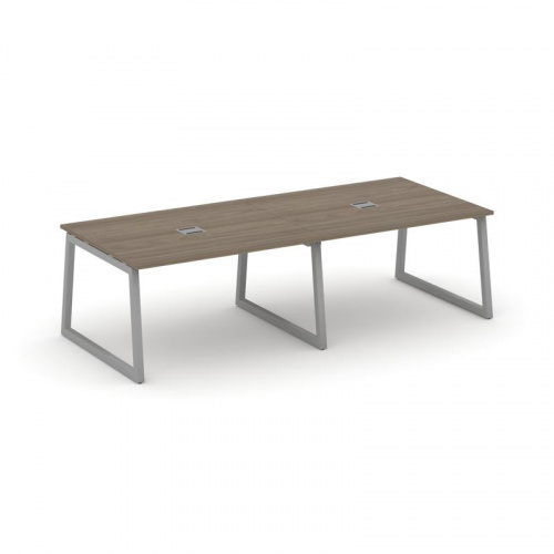 Style Project Стол переговорный SN-5T1.SPRG-043 Акация Лорка/Металл Антрацит/Заглушка Металл Антраци фото 15