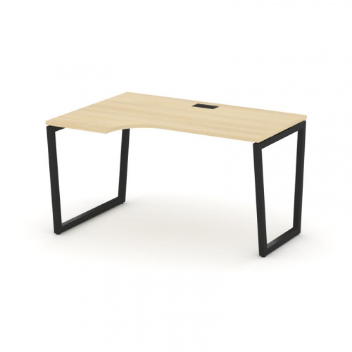 Style Project Стол рабочий эргоном. SN-4T2.SPA-002(L) Акация Лорка/Металл Антрацит/Заглушка Пластик фото 19