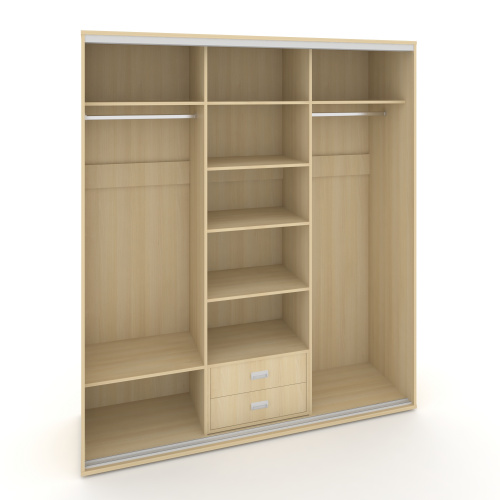 Корпус 3-х секционного шкафа высокого L=2669мм Maris SH.K3-8.1 K1