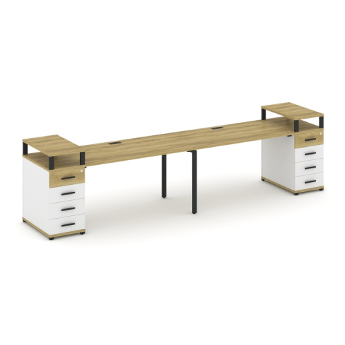 Бенч-система на 2 места с 2 опорными тумбами Concept CN.ORS-427 фото 6