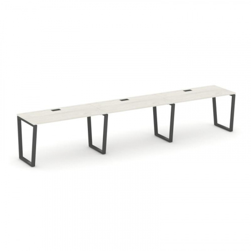 Style Project Рабочая станция 1 сторон. SN-6T2.ORS-051 Акация Лорка/Металл Антрацит/Заглушка Пластик фото 24