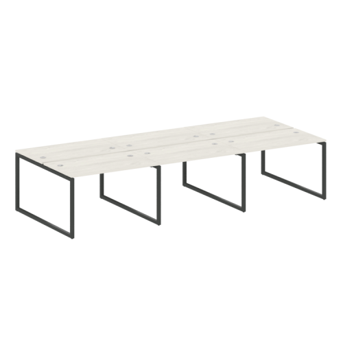 Бенч-система на 6 рабочих мест на О-обр. м/к Metal System Quattro 40БО.СМ-6.2 фото 11