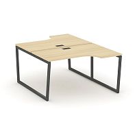 Style Project Рабочая станция эргоном. SN-4T2.DRPA-012 Акация Лорка/Металл Антрацит/Заглушка Пластик