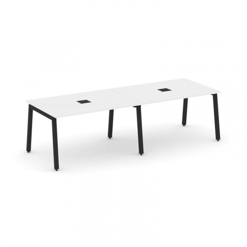 Style Project Стол переговорный SN-5A.SPRG-013 Антрацит/Металл Белый 2760*980*750 фото 3
