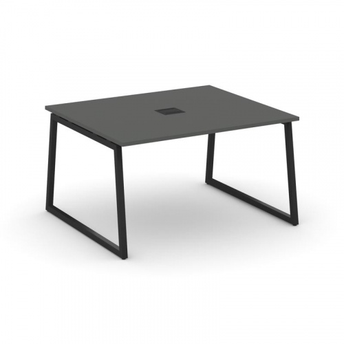 Style Project Стол переговорный SN-4T1.SPRG-032 Акация Лорка/Металл Антрацит/Заглушка Металл Антраци фото 6