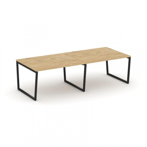 Style Project Стол переговорный SN-4T2.SPRG-043.3 Акация Лорка/Металл Антрацит 2760*1180*750 Style Project Стол переговорный SN-4T2.SPRG-043.3 Акация Лорка/Металл Антрацит 2760*1180*750