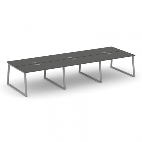 Style Project Рабочая станция 2-х сторон. SN-6T1.DRS-081 Акация Лорка/Металл Антрацит/Заглушка Пласт фото 18