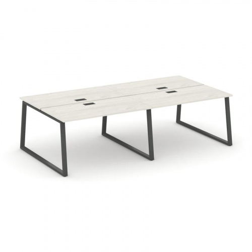 Style Project Рабочая станция 2-х сторон. SN-6T1.DRS-032 Акация Лорка/Металл Антрацит/Заглушка Пласт фото 24